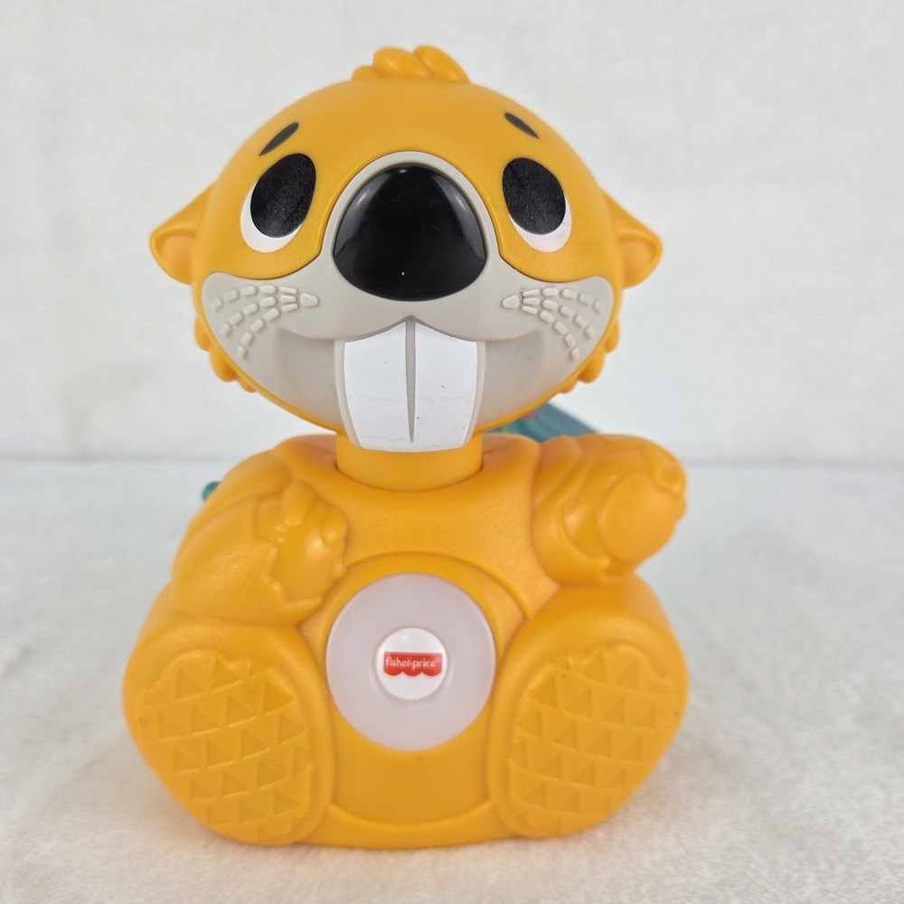 Fisher Price Linkimals Boppin Beaver Interactive Learning Toy Tested Works